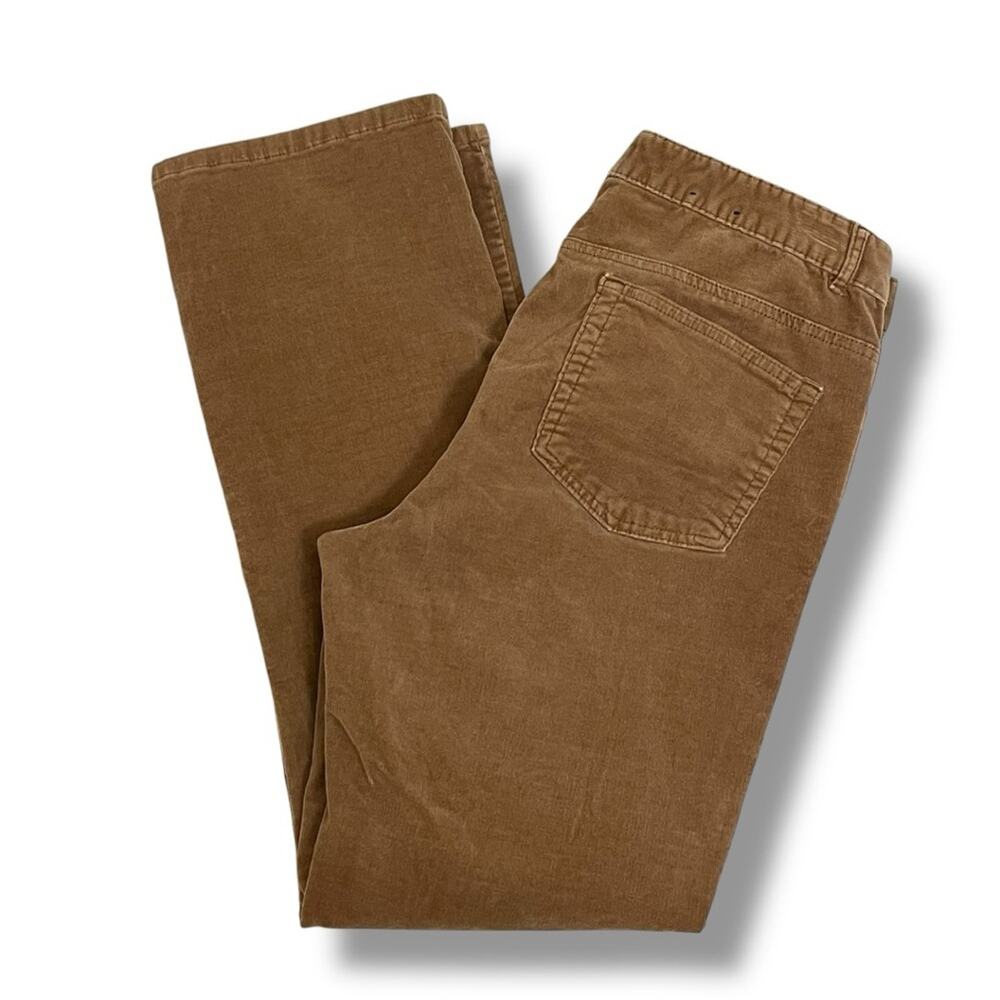 Chaps Denim corduroy high rise straight leg pants - Picture 4 of 9